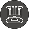 Digital connectivity icon