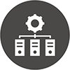 Robust digital infrastructure icon