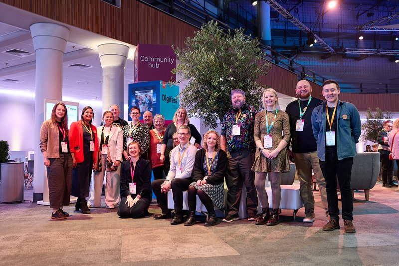 A group of attendees at Digifest 2025