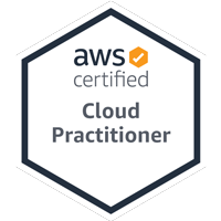 AWS Cloud Practitioner badge