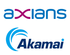 Axians and Akamai logo
