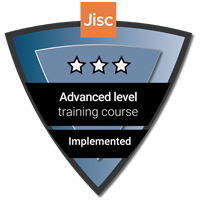 Jisc digital credential badge - Implemented