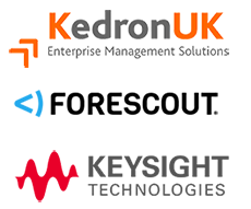 KedronUK Forescout and Keysight logos