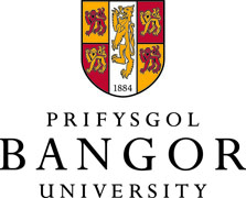 Bangor University logo.