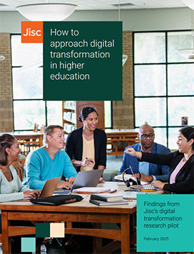 How to approach digital transformation in higher education report cover