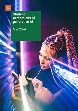 Student perceptions of generative AI May 2024 front cover