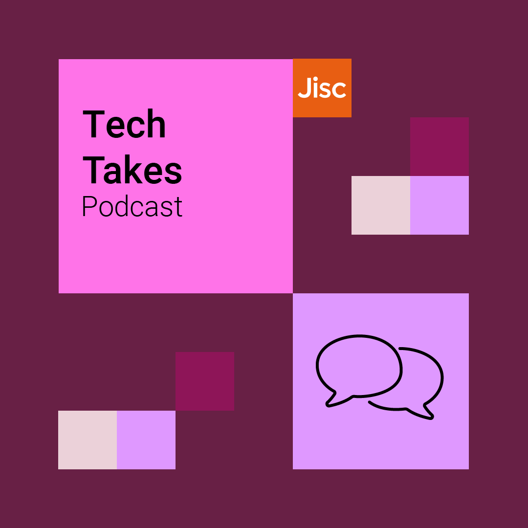 Tech Takes podcast graphic